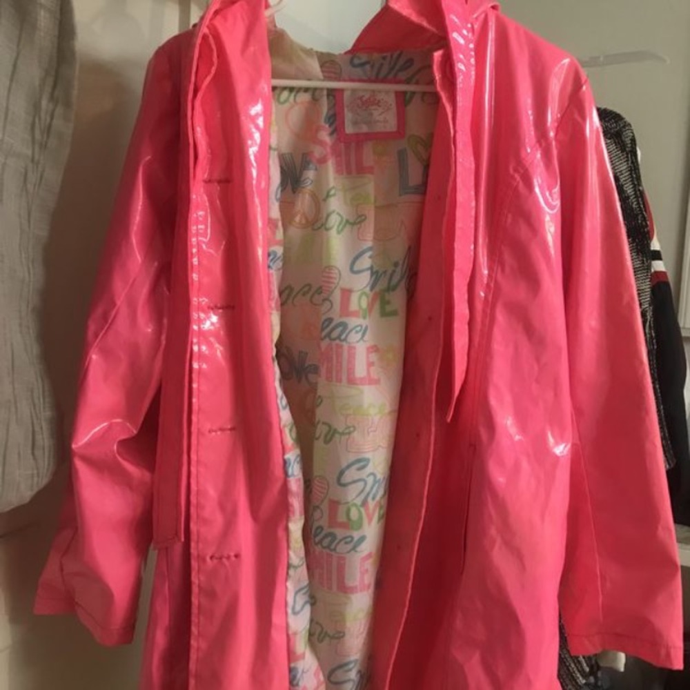 Pink Rain Coat